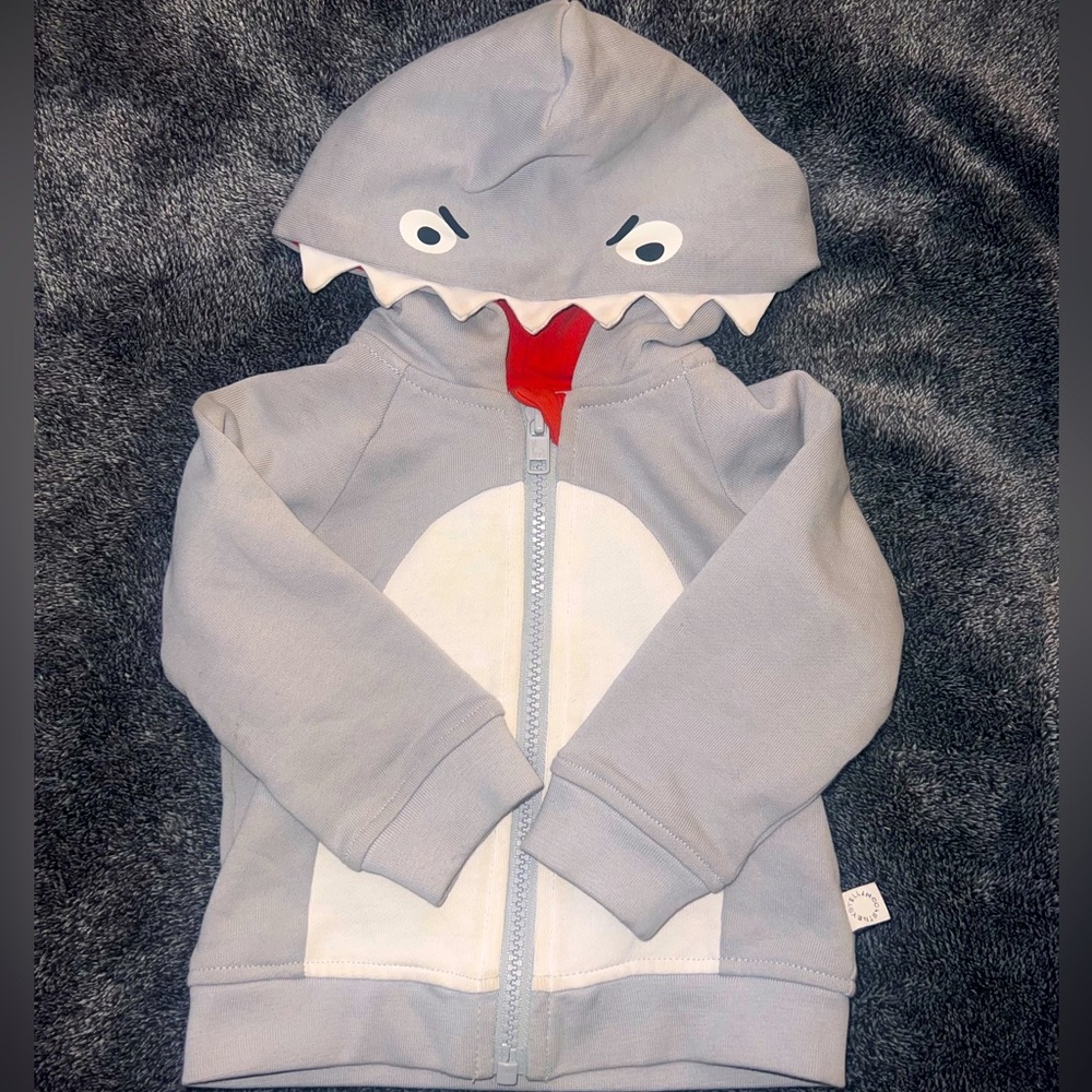 Stella McCartney Kids Shark-Teeth Hoodie